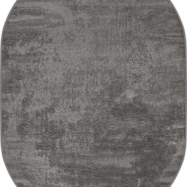 Ковер белорусский Шегги Микрофибра 11001 OVAL 66 овальный