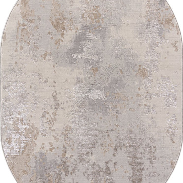 Ковер F171 - DARK BEIGE - Овал - коллекция LIMAN
