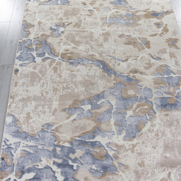 Ковер O1119 - 730 BEIGE / BLUE - Прямоугольник - коллекция SAMIRA