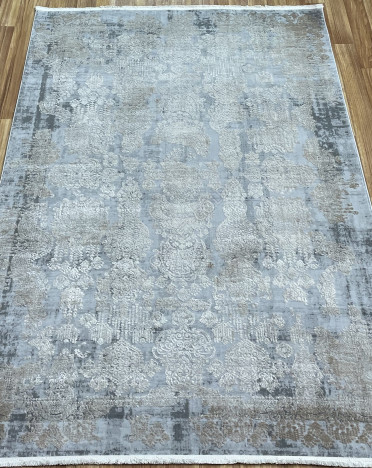 Ковер турецкий T433A INVISTA (Акрил, бежевый, серый)