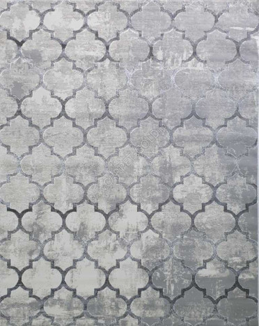 Турецкий ковер 36557A Amatis Reis (Акриловый, серый)