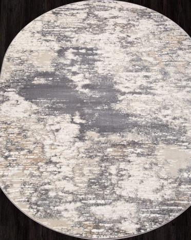 Ковер российский D734 ATLANTIS (PP Heatset Высокоплотный, бежевый) овальный