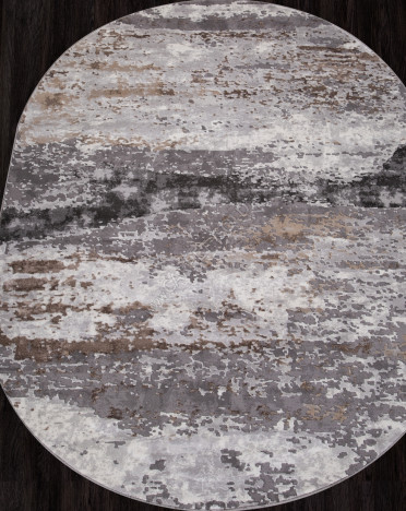 Ковер российский 2788 GRAFF (PP Heatset Высокоплотный, бежевый, черный)