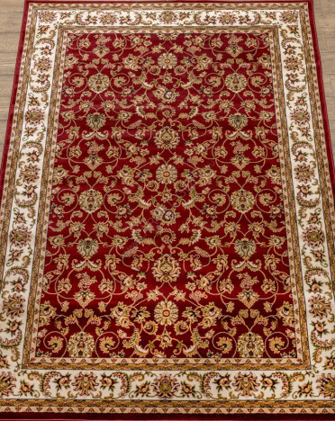 Ковер российский 20624-22133 Акварель (PP Heatset Высокоплотный, красный)