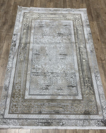 Турецкий ковер Elite Carpet OTTO 30163A (Акрил, бежевый, серый)