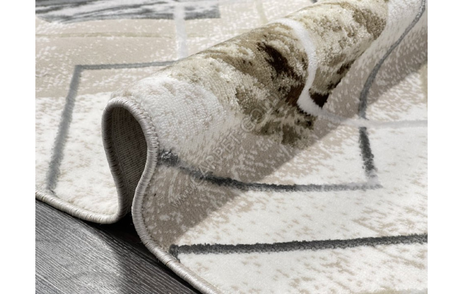 Турецкий ковер 40709A_KOYU GRI / KAHVE