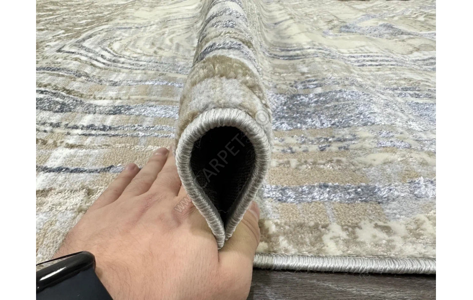 D065A_CREAM SHIRINK BLUE FDY Semnan