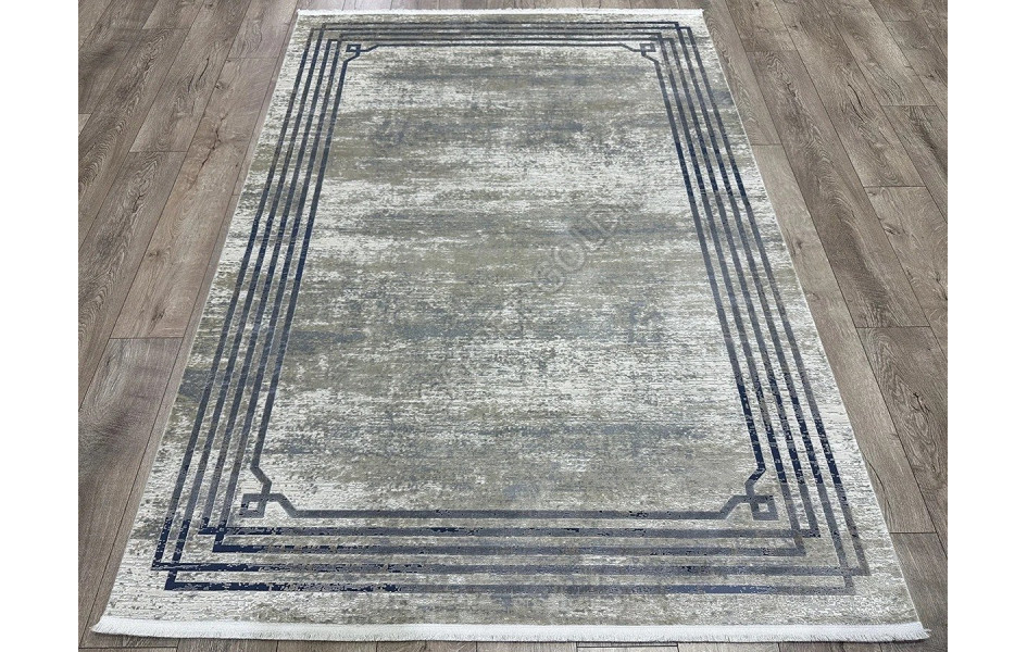 Ковер турецкий BELLA Y5302W BLUE / L.BEIGE