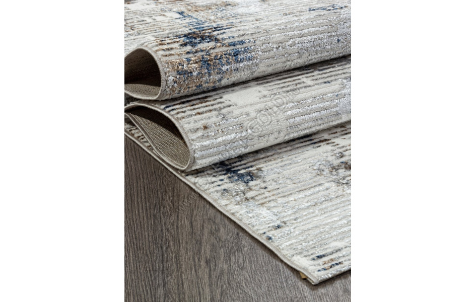 Ковер DA492 - 635 CREAM / NAVY - Прямоугольник - коллекция ANTEP