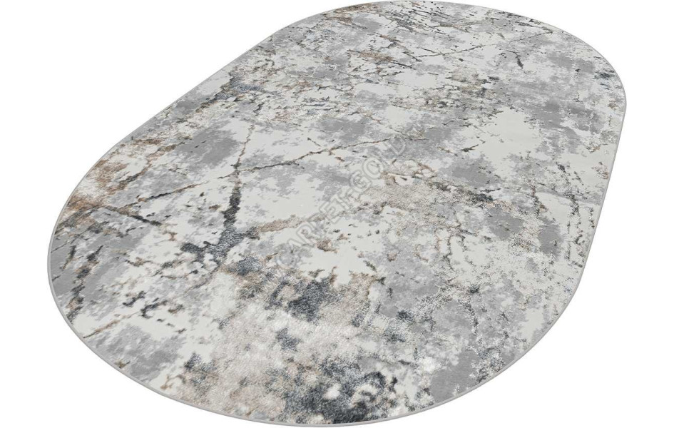 38894A OVAL GREY FLS / BEIGE FLS Olimpos