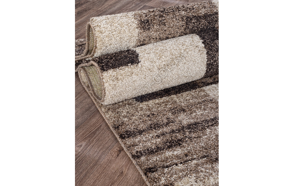 Ковер с длинным ворсом из синтетики PLATINUM T635 - BEIGE